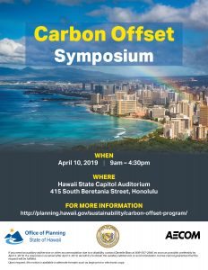 Carbon Offset Symposium Flyer