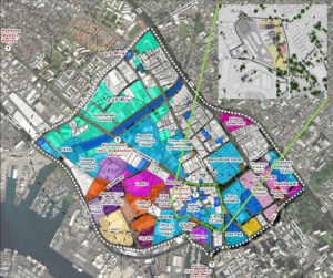 Map of Kuwili Station TOD Redevelopment Area