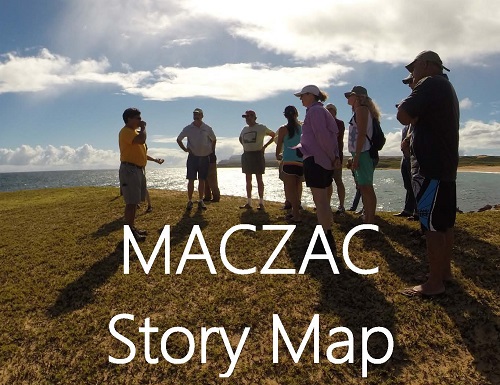 MACZAC members visit Moomomi, Molokai.