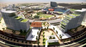 Rendering of the New Aloha Stadium Entertainment District